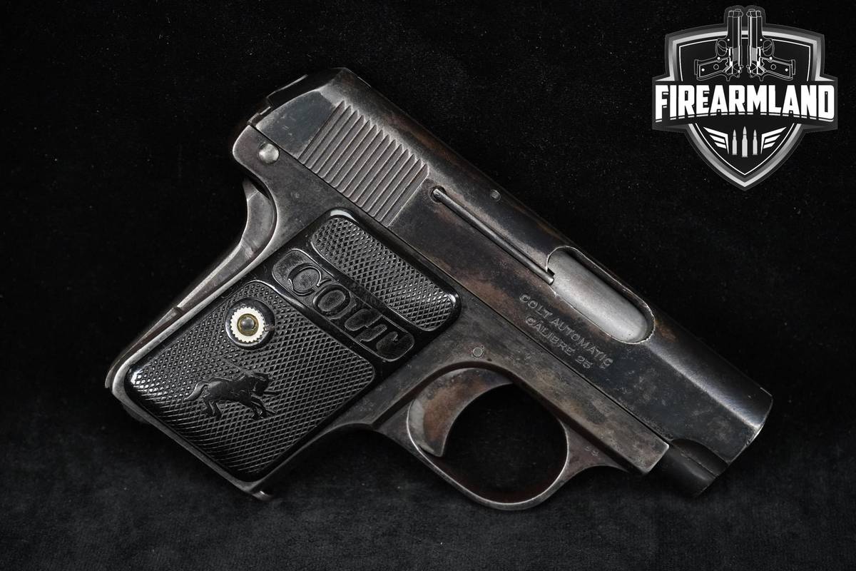 1920 Colt Model 1908 Vest Pocket 25 ACP (6.35Mm) 2.1" Blued