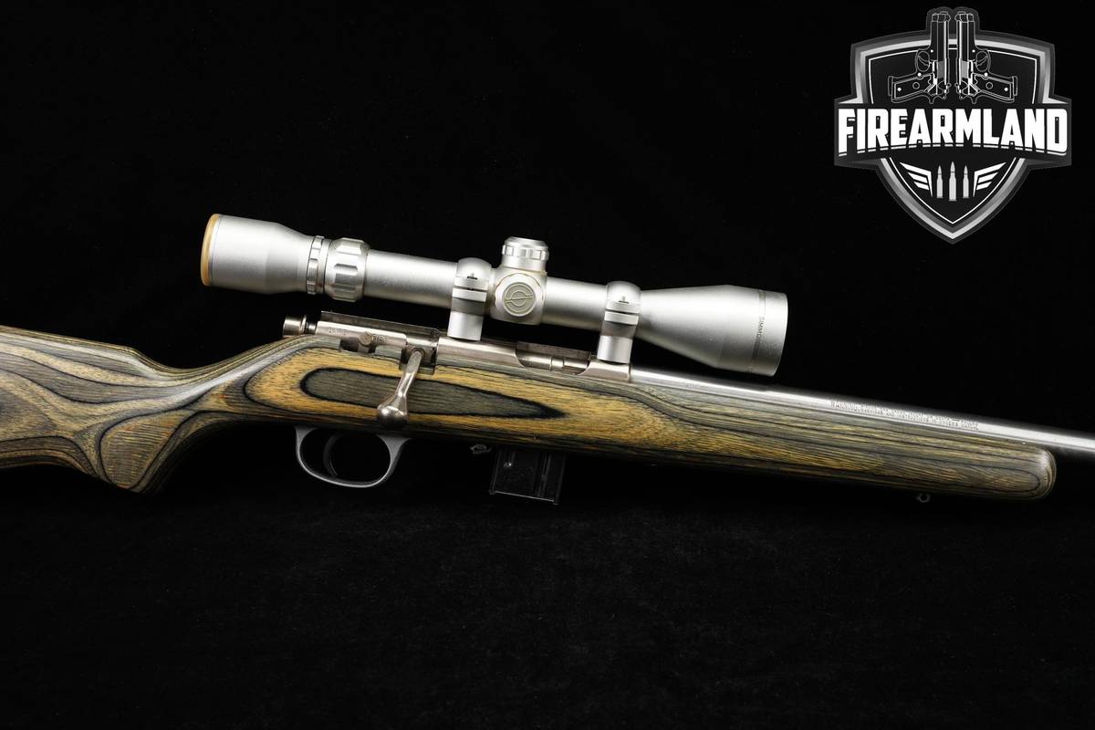Marlin Model 917VS 17 HMR 22" Stainless & Gray Laminate Monte Carlo