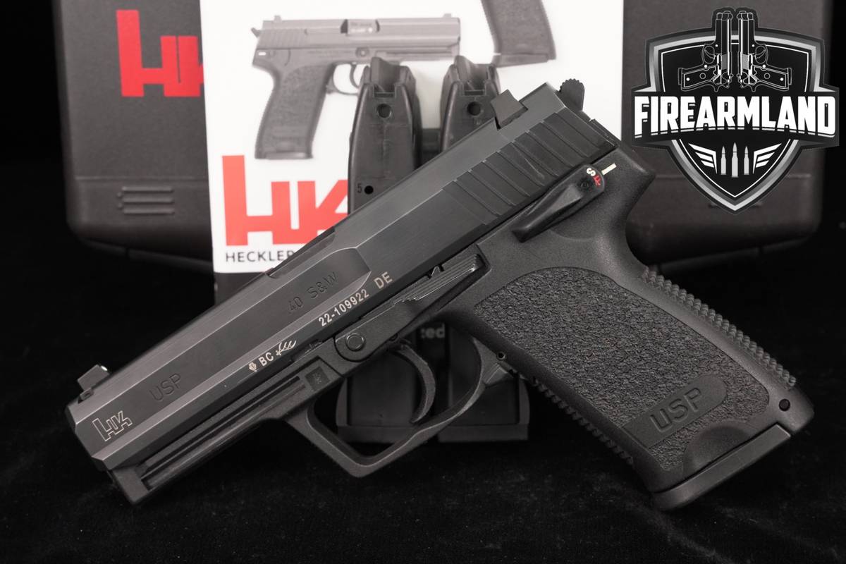 Heckler & Koch USP40 V1 H&K USP 40 S&W 4.25" +3 MAGS & ORIG CASE