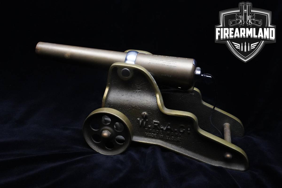 Winchester Signal Cannon 10ga Cannon W.R.A.C. 11.5" RARE BRONZE COLLECTIBLE