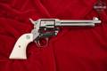 1989 Colt Single Action Army Third Generation .44-40 Win. Bright Nickel in Good Condition Image 4