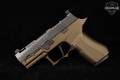 Sig Sauer P320 Compact; ZEV Z320 slide; Icarus Precision aluminum grip module 9mm Luger Stainless in Excellent Condition Image 4