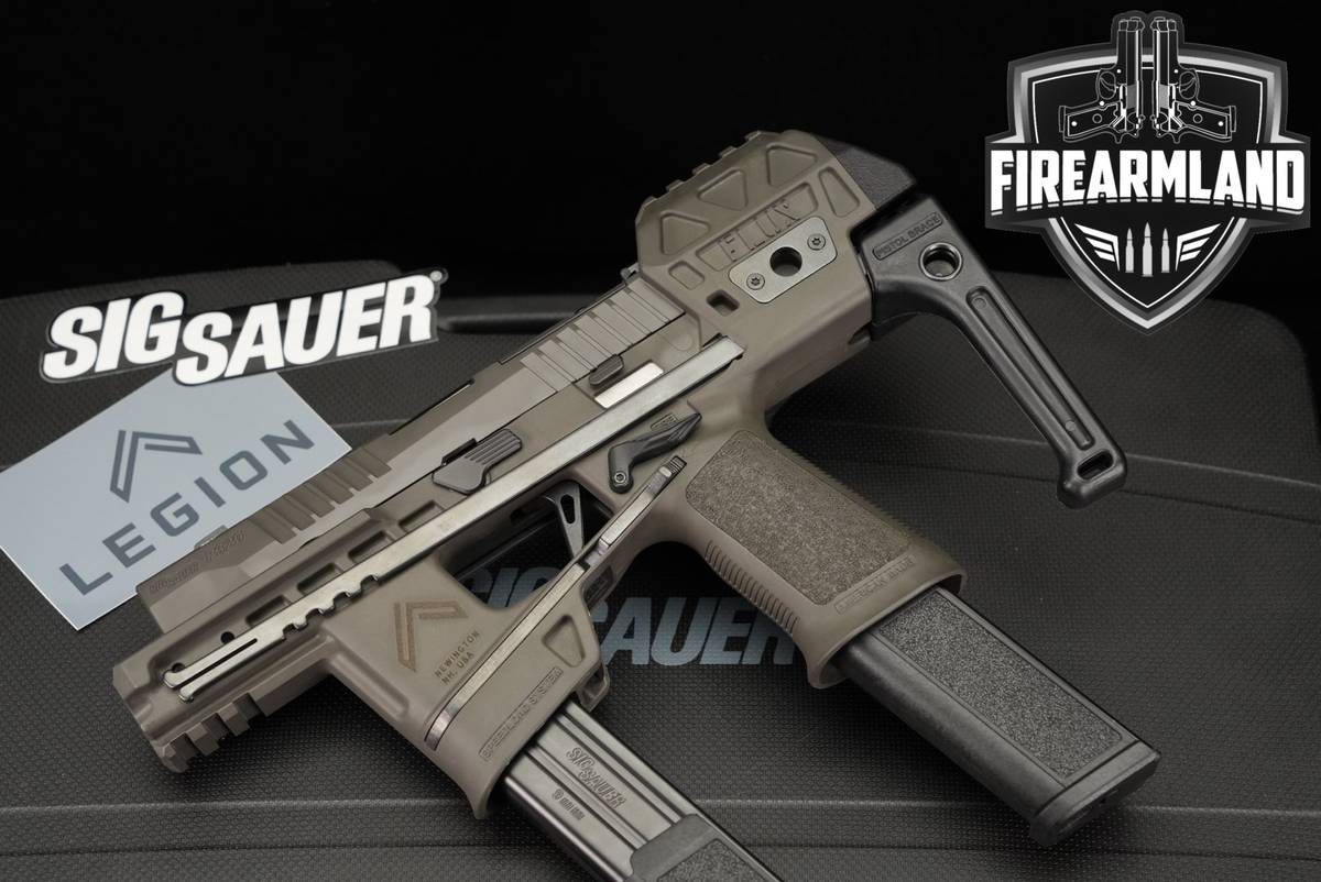 Sig Sauer P320-FLUX Legion 9mm 3.9" P 320 COMP +2 MAGS & ORIG CASE