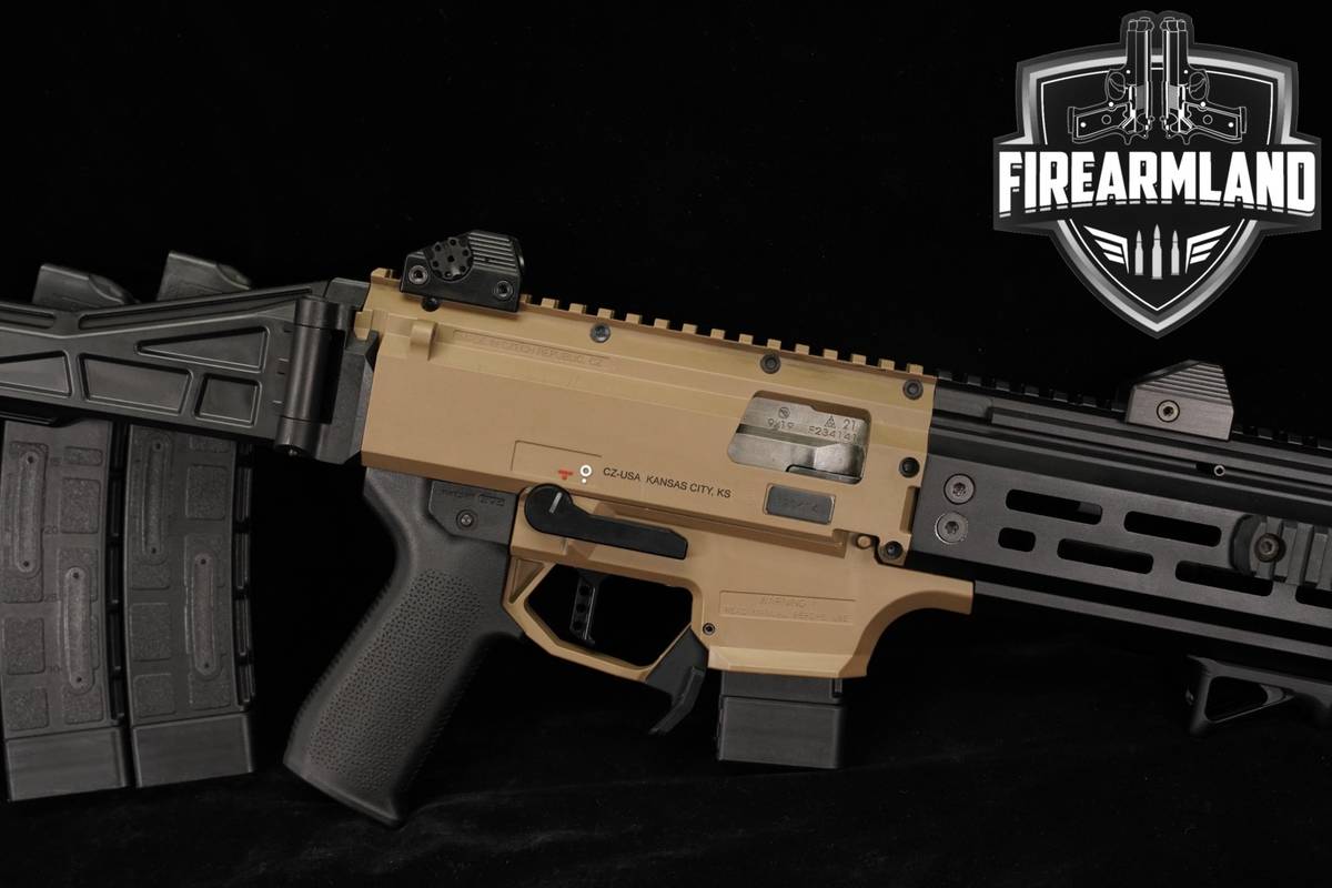 CZ Scorpion EVO 3 S1 9mm 8.5 FDE M-LOK +THREE MAGS