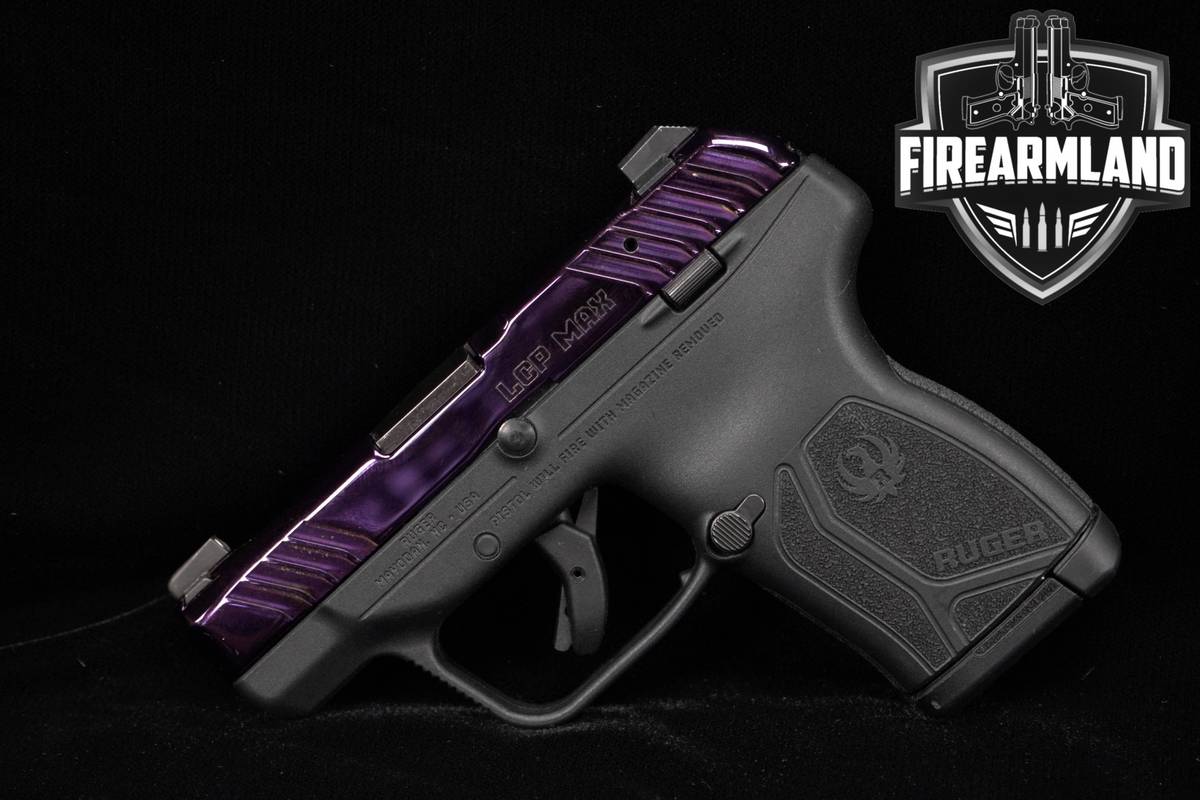 Ruger LCP MAX Manual Safety 380 ACP 2.8" Purple