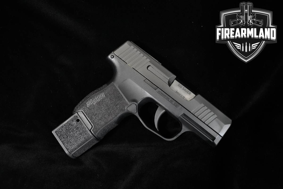 Sig Sauer P365 SAS 9mm 3.1" Nitron Sig-Sauer P365 P-365 +4 MAGS & ORIG CASE