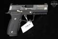 Sig Sauer P320 AXG Equinox, Custom Works 9mm Luger Two-Tone Black & Stainless in Very Good Condition Image 3