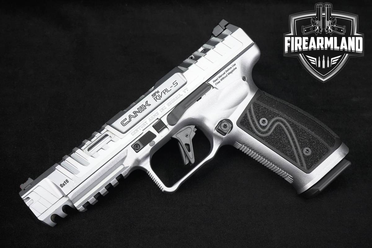 Canik SFx Rival-S 9mm 5" Chrome +2 MAGS, ORIG CASE & HOLSTER