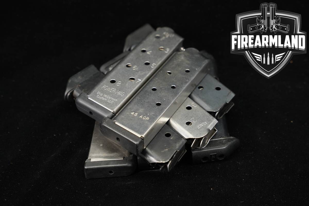 EIGHT (8) 1911 Magazines .45 ACP Mags