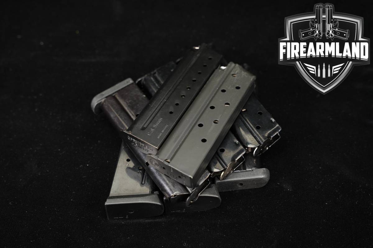 EIGHT (8) 1911 Magazines 9mm Luger Mags