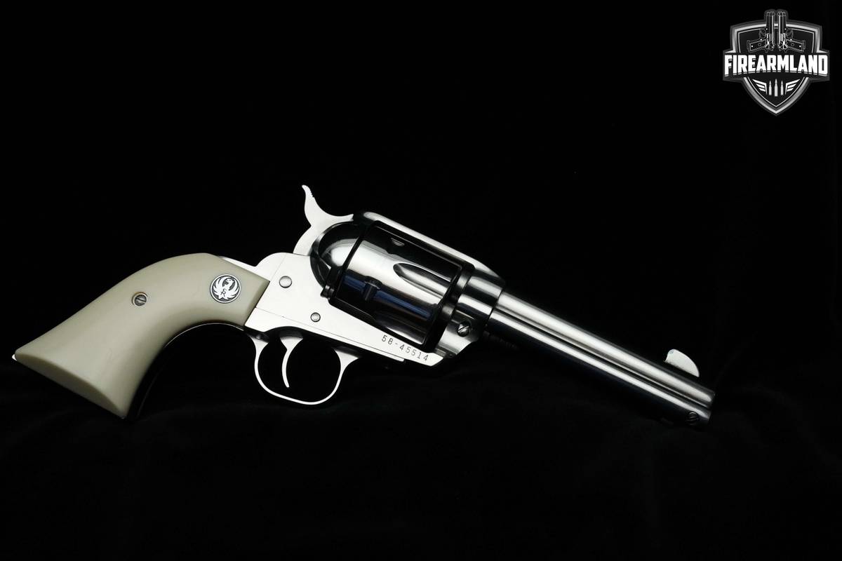 Ruger Stainless Vaquero 357 Mag Ruger 357 Vaquero Revolver White Grips -357
