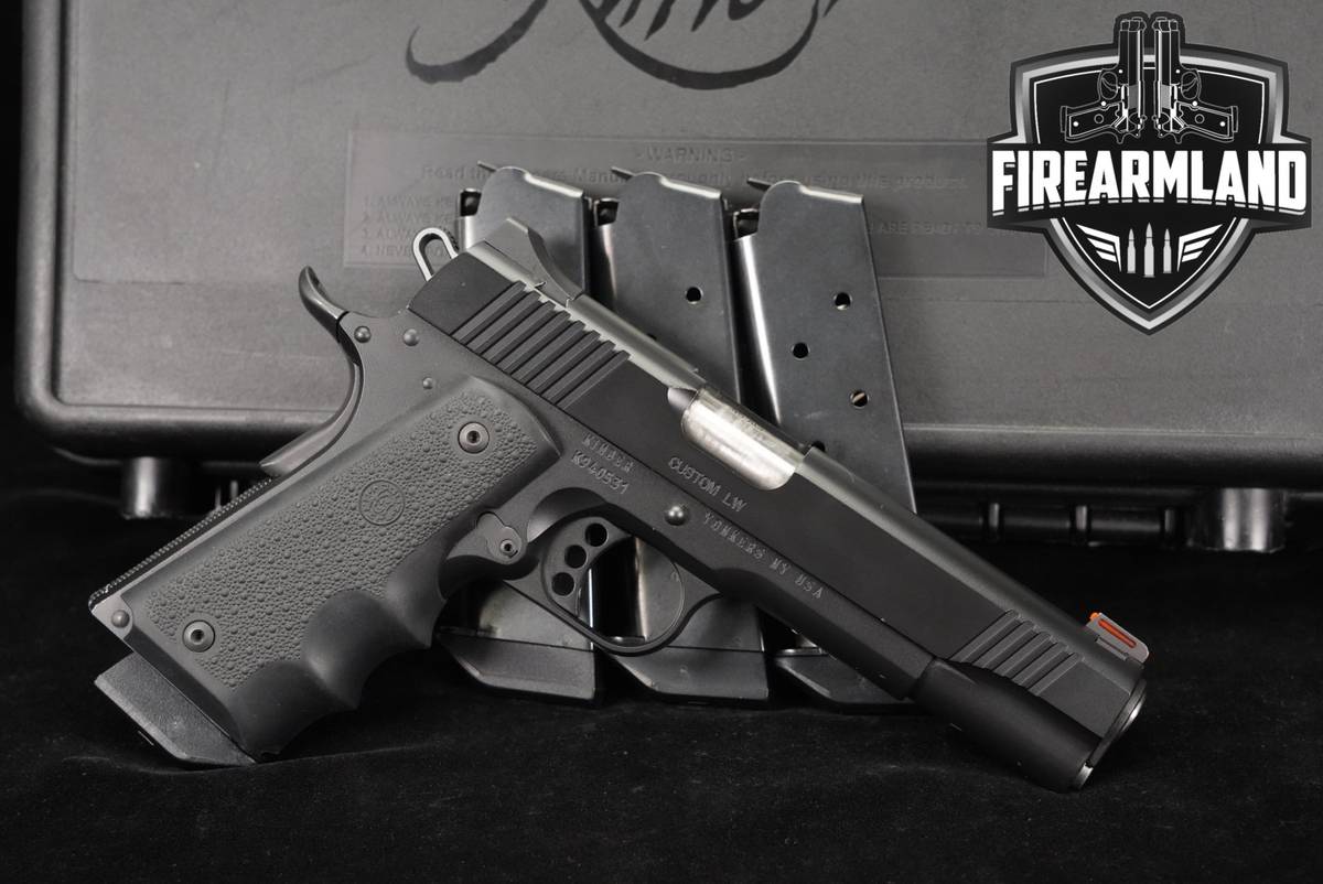 Kimber Custom LW 45 ACP 1911 5" +4 MAGS & ORIG CASE