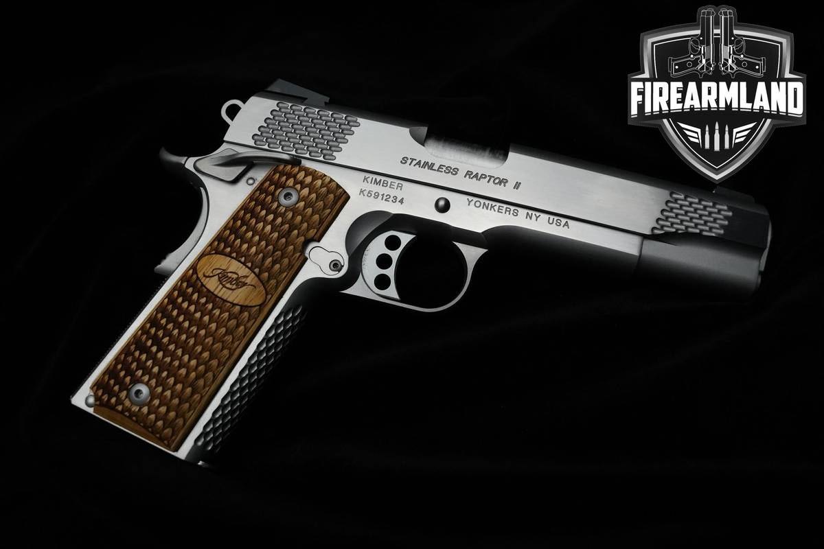 Kimber Stainless Raptor II 45 ACP 5" Stainless Steel Kimber MATCH ORIG CASE