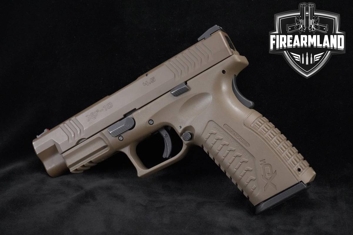 Springfield Armory XDM-10 10mm 4.5" FDE Springfield XDM-10 +2 MAGS