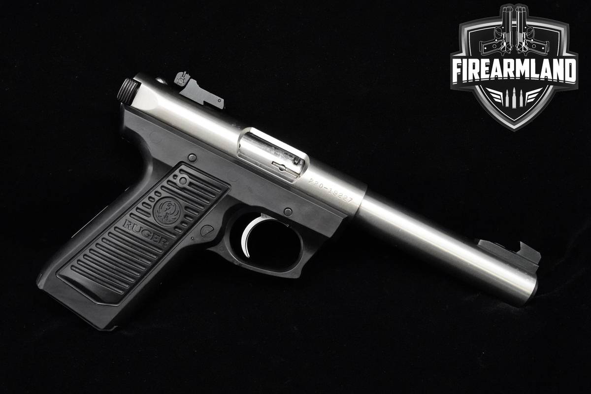 1992 Ruger Mark II 22/45 Target 22LR 5.5" Two-Tone Ruger-Mark II +ORIG CASE