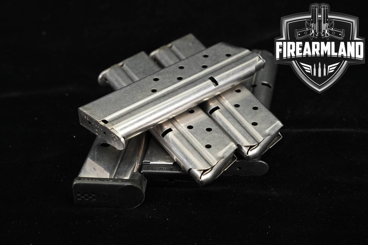 SIX (6) 1911 8, 9 & 10 Round Magazines 10mm Mags