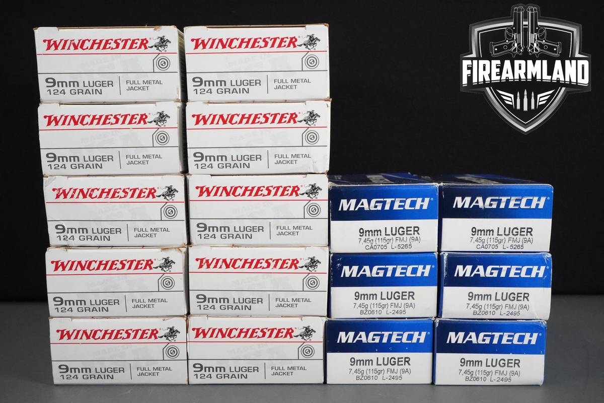 9mm Ammo 9mm Ammunition 800 ROUNDS