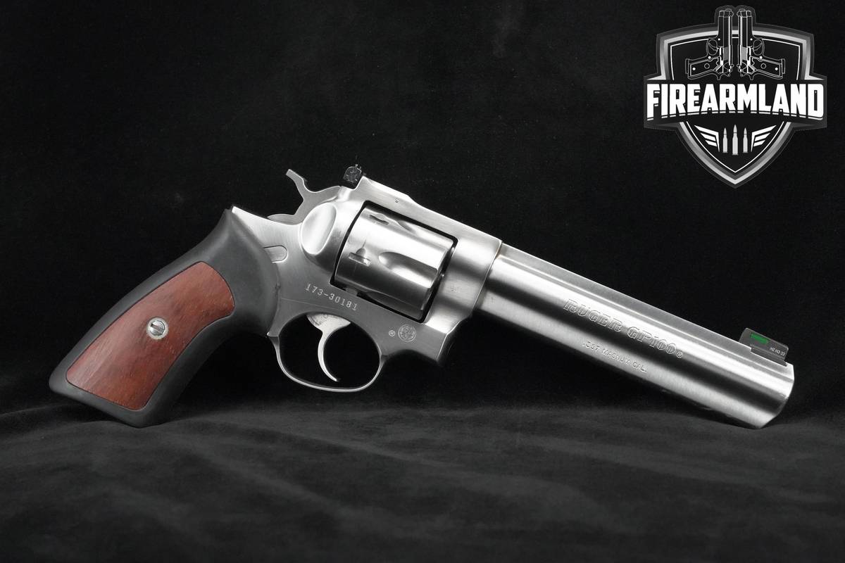 1994 Ruger GP100 357-Magnum 6" Stainless Ruger-GP100 GP-100 +OG-CASE