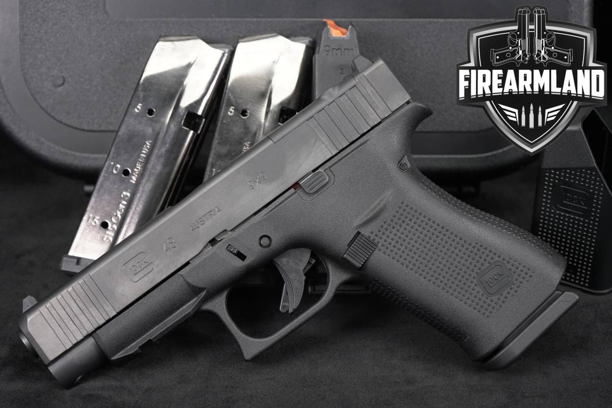 Glock 48 MOS G48 9mm 4.17 +4 MAGS & ORIG CASE