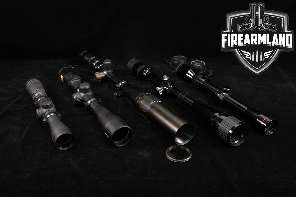 Five Scope Lot 5 Pack Redfield Nikon Simmons Bausch & Lomb BSA Scopes