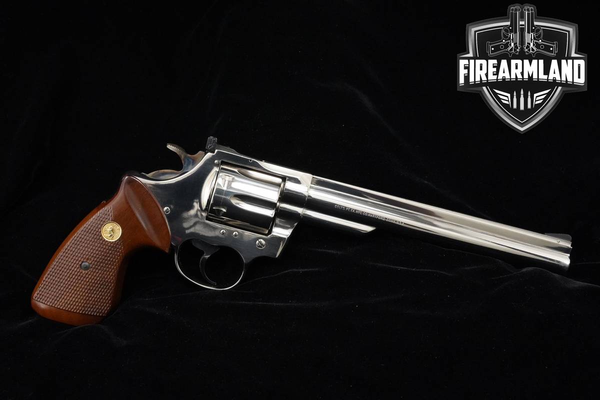 VINTAGE 1981 Colt Trooper Mk III 22LR 8" Nickel Finish Colt DA/SA Mark III