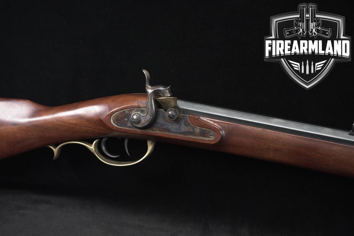 Davide Pedersoli Kentucky Percussion .50 Caliber 35" Blued & Walnut