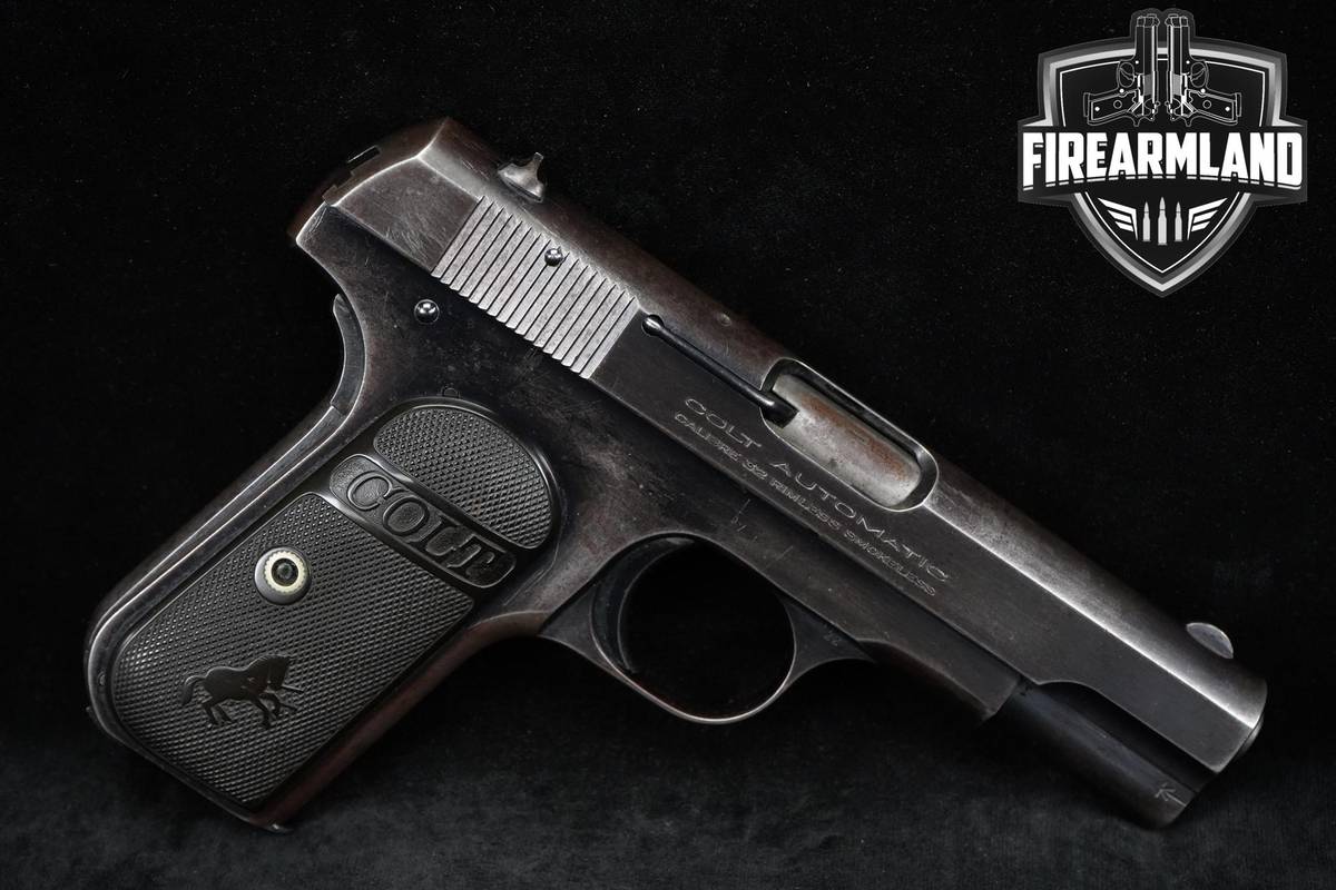1923 PRE WWII Colt Model 1903 Pocket Hammerless Type III 32 ACP 3.75" Blued