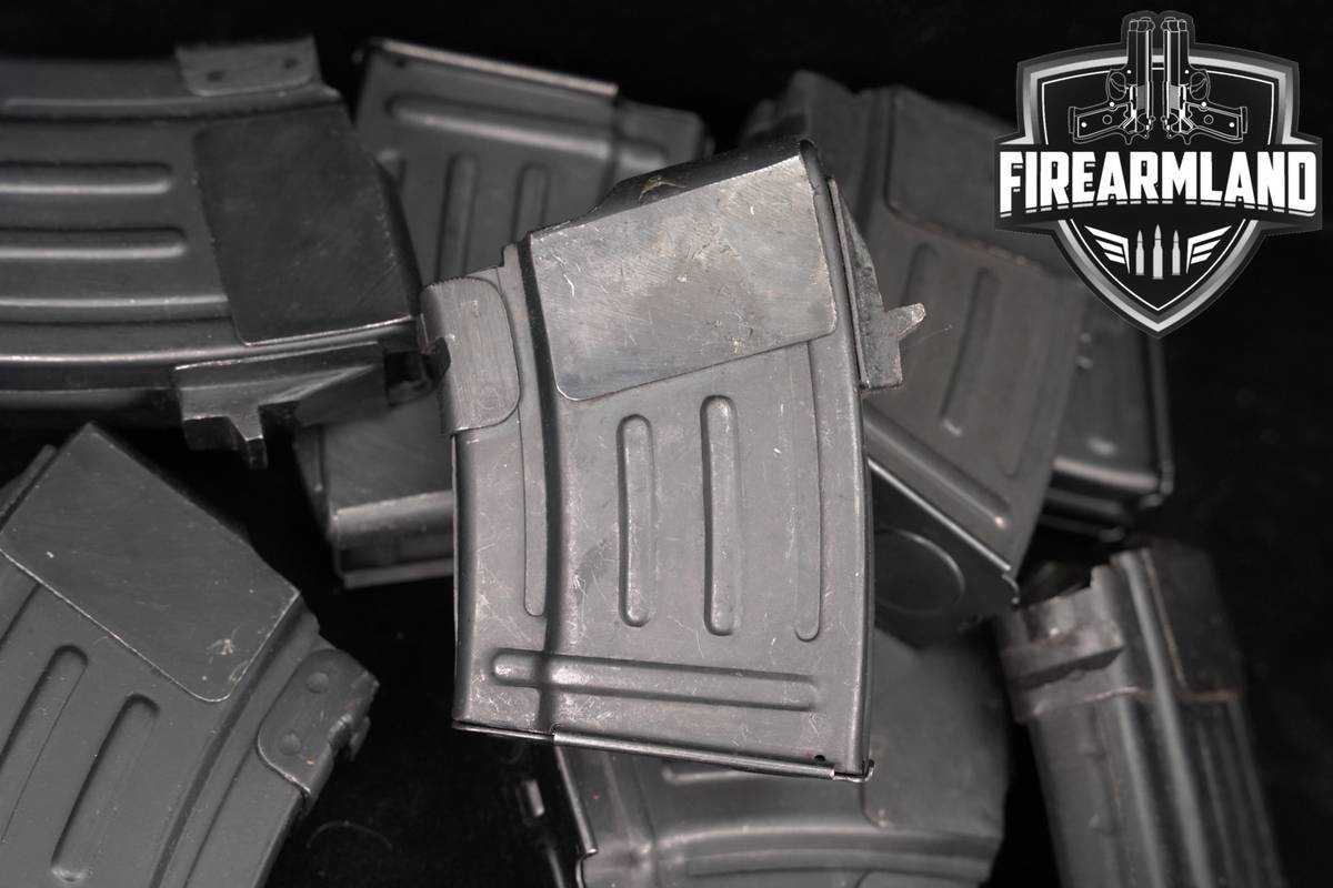 EIGHT (8) Norinco Chinese Flatback 5-Round Magazines AK47/AKM Pattern Mags