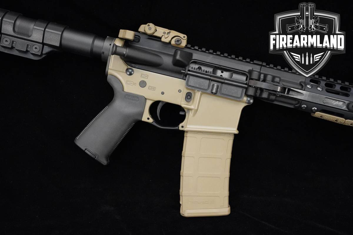 Advance Arnament Corp. MPW FoldAR Upper 300 Blackout 9" Black/FDE MPW 7MAGS