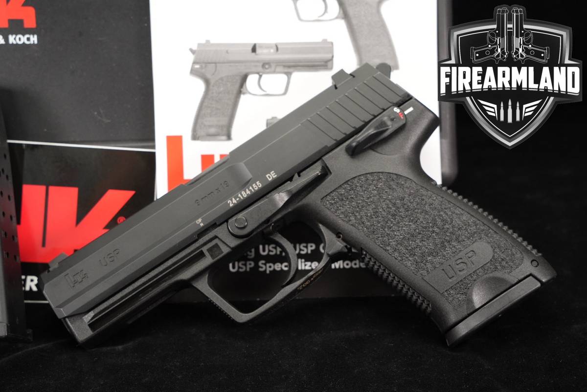 Heckler & Koch USP 9mm 4.25" H&K USP9 +2 MAGS & ORIG CASE