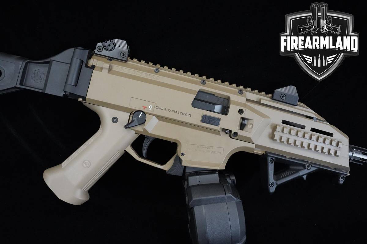 CZ Scorpion EVO 3 S1 9mm 7.75" FDE CZ-Scorpion-EVO-3-S1 +ORIG BOX