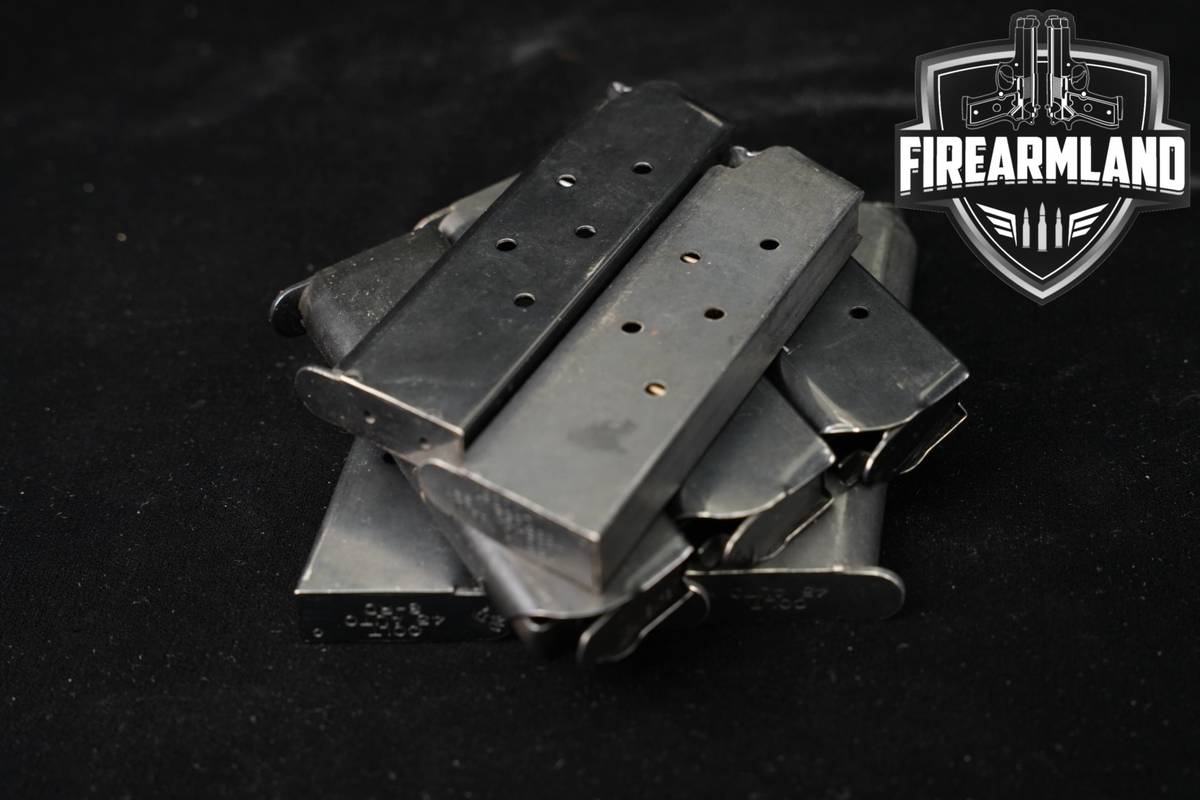 EIGHT (8) 1911 7-Round Magazines .45 ACP Mags