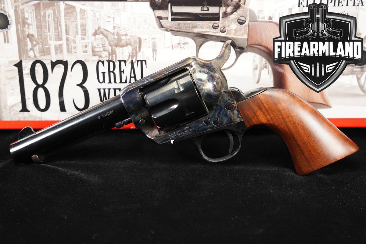 F.lli Pietta Great Western II Californian 9mm Flli 4.75" SAA +ORIG BOX