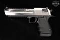 Magnum Research Desert Eagle Mark XIX L6 Integral Muzzle Brake (IMB) .50 AE Two-Tone Stainless & Black in Excellent Condition Image 3