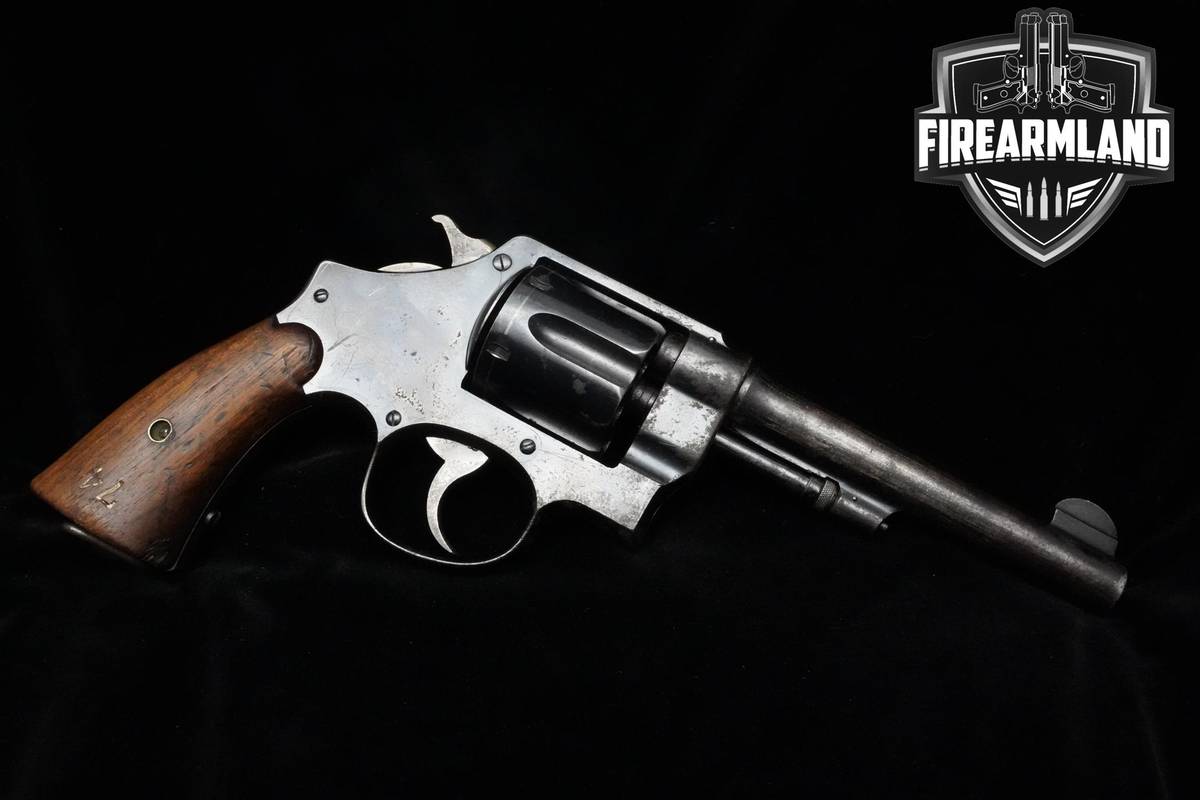 Smith & Wesson (S&W) US Army Model 1917 New Service 45 ACP 5.5" WWI S&W