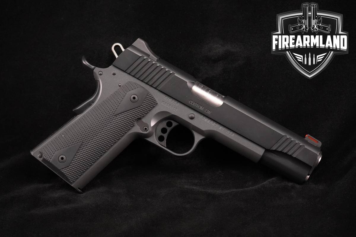 Kimber Custom LW Shadow Ghost 45 ACP 1911 5" Two-Tone Black & Grey