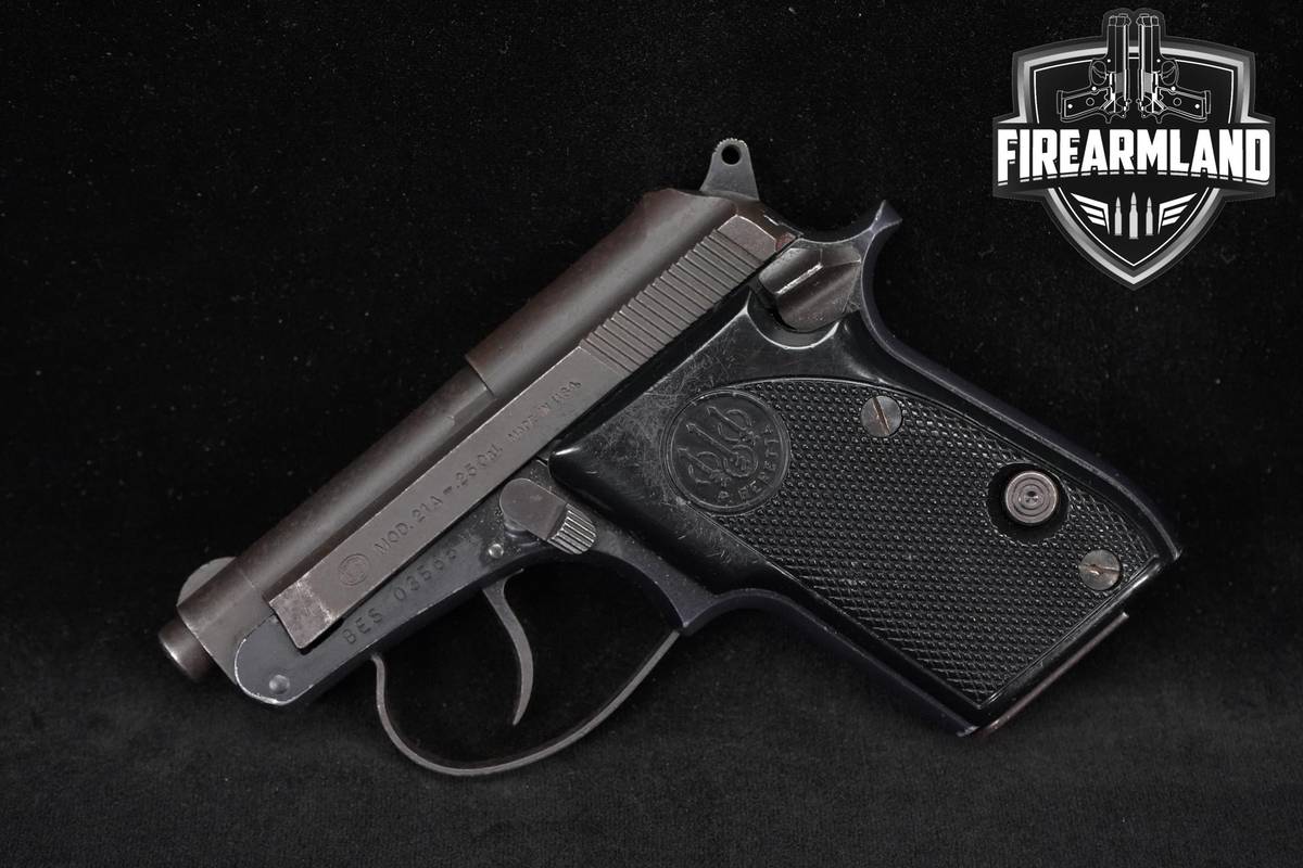 Beretta Model 21A Bobcat 25 ACP (6.35Mm) 2.4" Blued DA/SA