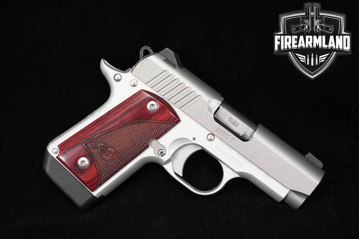 COMPACT Kimber Micro 9 Stainless 9mm 1911 3.15" +4 MAGS