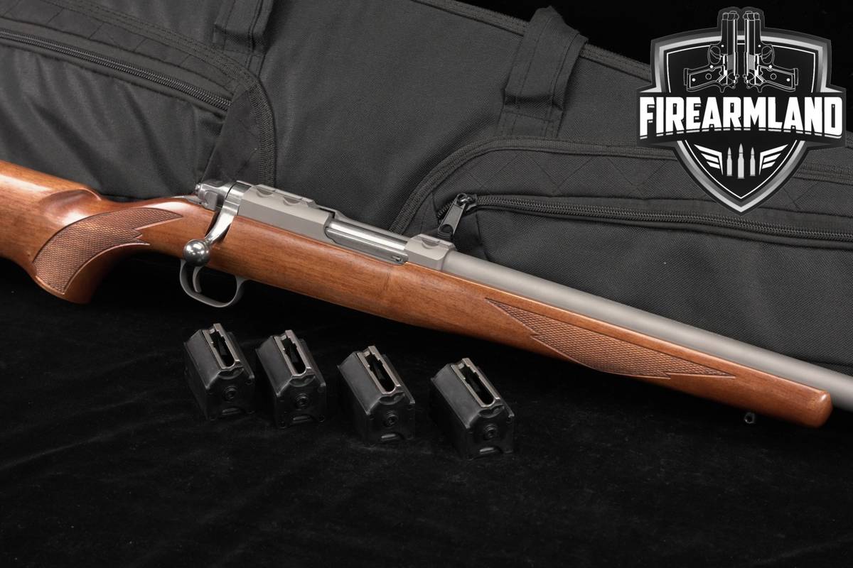 Ruger 77/17 17 WSM 17WSM 24" Stainless & Walnut 77 7717 +5 MAGS