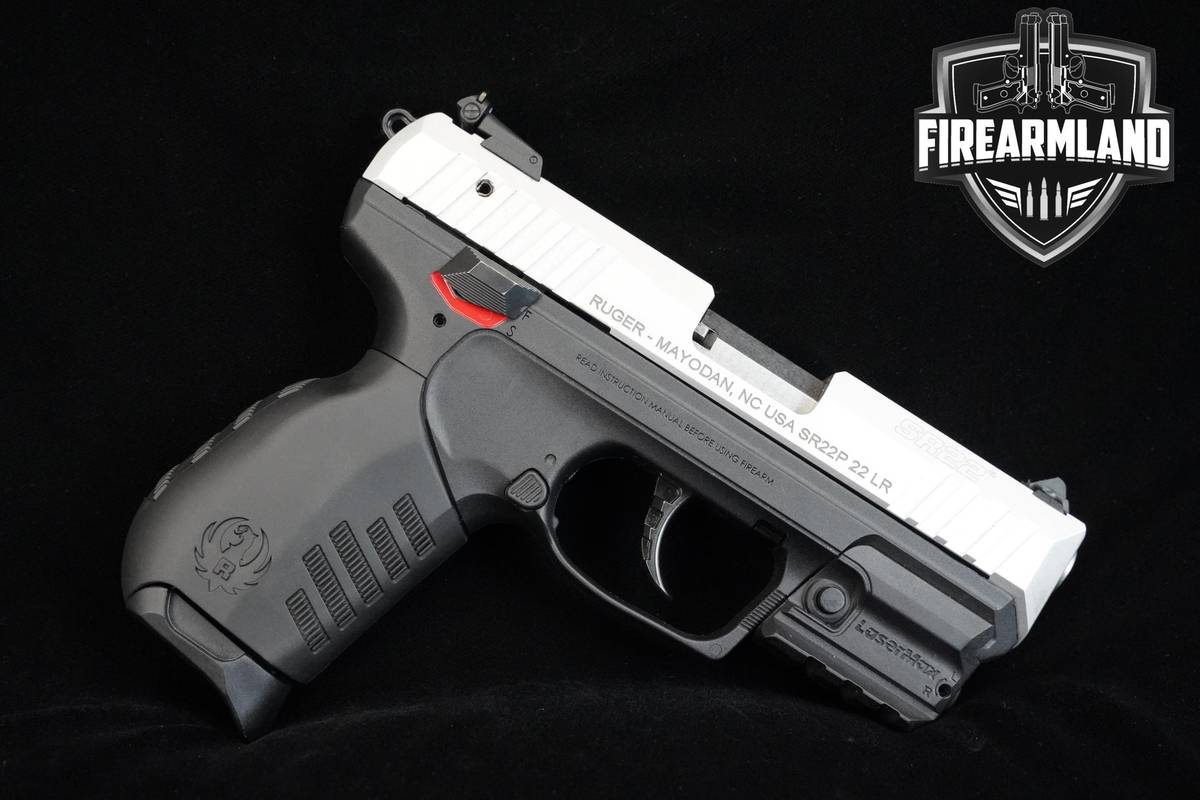 Ruger SR22P LaserMax 22LR Two-Tone Ruger SR-22 SR-22P +4 MAGS & ORIG CASE