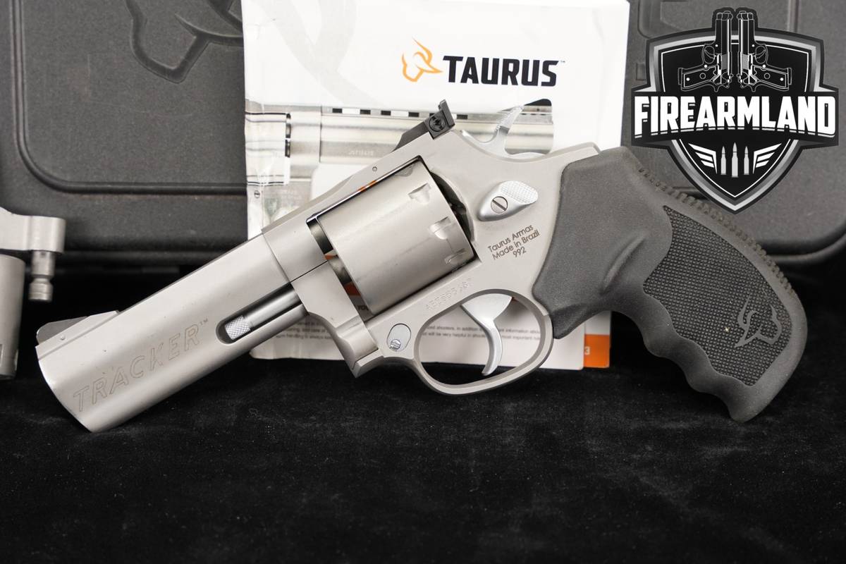 2-CYLINDER SET Taurus 992 Tracker 22 LR & WMR 4" Stainless +ORIG CASE