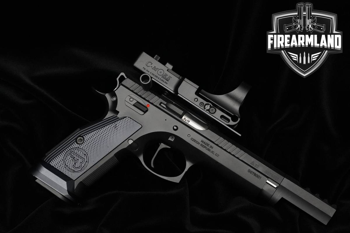 CZ 75 TS Czechmate 9mm 5" IPSC Competition Pistol Threaded +4 MAGS & OPTIC