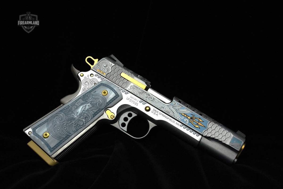 RARE S&W SW1911 E Series Poseidon 45acp Smith & Wesson 45 SW 1911 #179/200