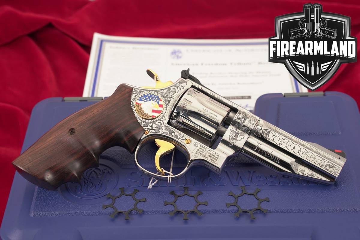 LIMITED Smith & Wesson Model 627-5 American Freedom S&W 357-Mag +ORIG CASE