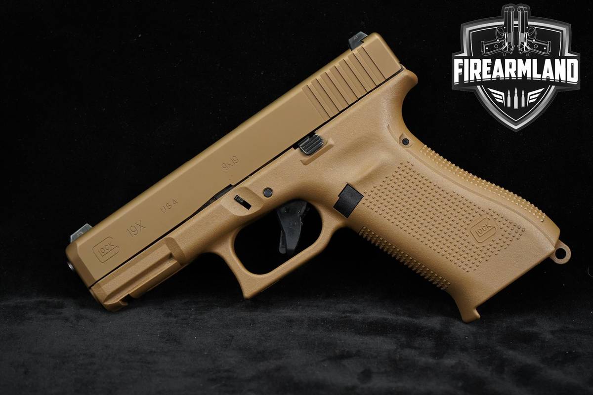 Glock G19X 9mm 4.02" Coyote G19-X +2 MAGS & ORIG CASE