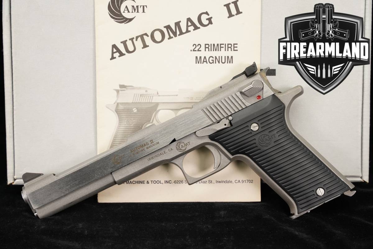 AMT AutoMag II 22 WMR 6" Stainless Auto Mag 2 +ORIG BOX