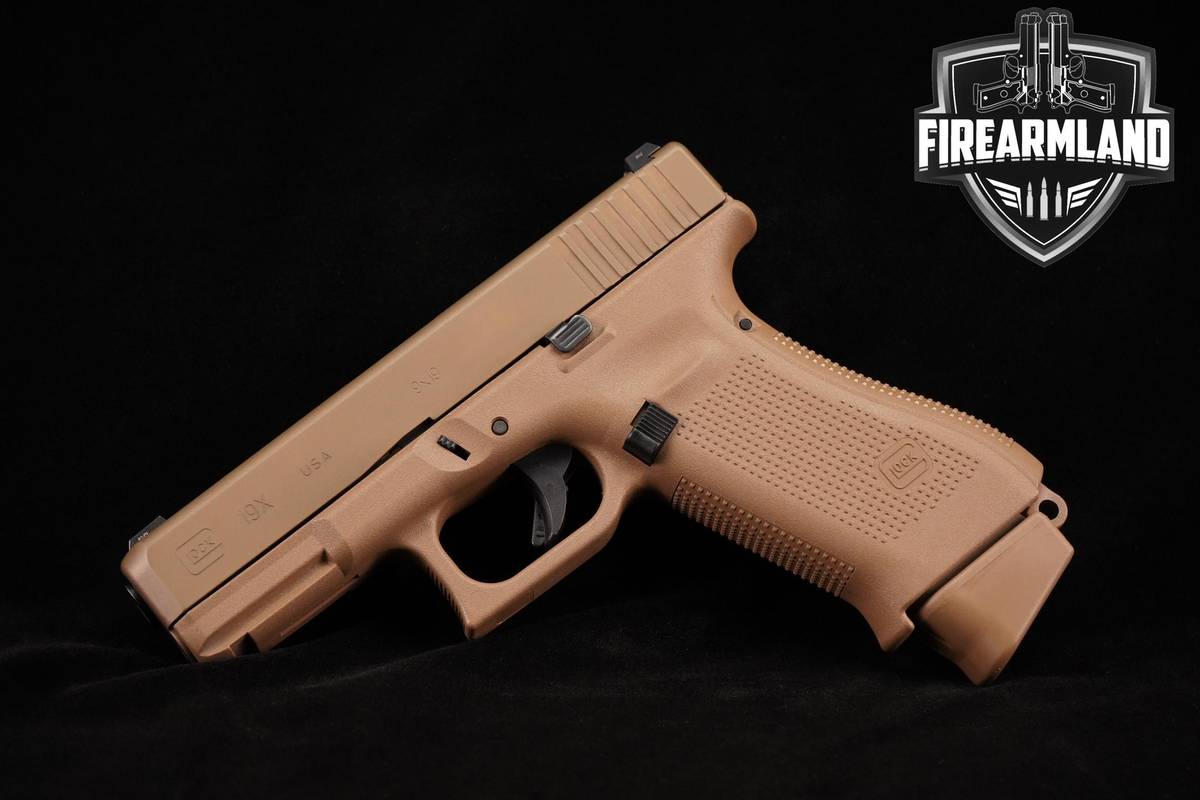 Glock 19X GNS 9mm 4.02" FDE G19 X G19X +3 MAGS & ORIG CASE