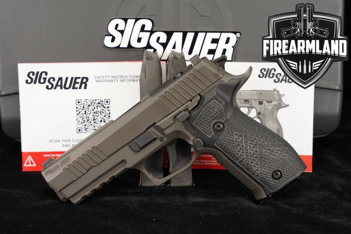 Sig Sauer P226 Legion Optics-Ready 9mm 4.4" Gray P-226 +3 MAGS & ORIG CASE