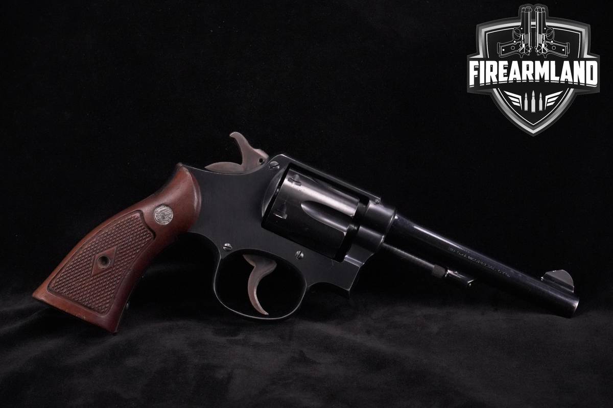 Smith & Wesson (S&W) .38 M&P Hand Ejector Pre Model 10 38 Special 5" S&W