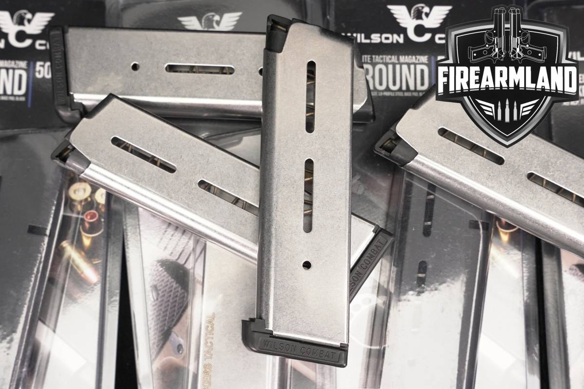 Wilson Combat (WC) EIGHT (8) 1911 Round Magazines .45 ACP Mags